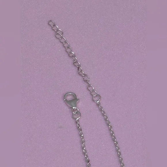 Opal & Purple Spiny & CZ Sterling Gemstone Necklace